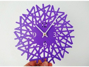 reloj pared Kunst 3dlito Uhr Wanduhr 3d print model - Mito3D
