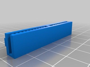 my customized replicator 5th genmini belt clip 3d printer parts 3d print model - Mito3D