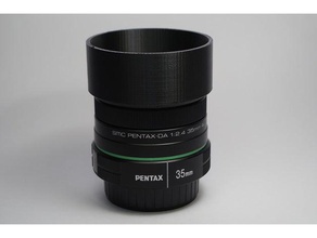 pentax smc-da 35mm f24 al cappuccio altri 3d print model - Mito3D