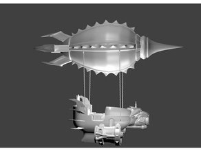 orgrimmar interceptor dirigibile upd sculture frullatore orda orc wow 3d print model - Mito3D