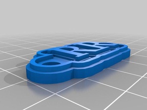my customized multiline tag keychain rr keychains 3d print model - Mito3D