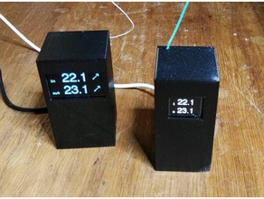 arduino mini oled cas de l'électronique esp8266 wemos d1 mini-cas 3d print model - Mito3D