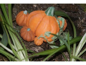 halloween pumpkin patch sculptures de l'automne double couleur extrusion ferme l'agriculture figure la récolte meshmixer mosaïque palette multi-couleur multicolore pas soutien squash supportless l'action grâces 3d print model - Mito3D