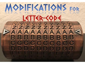 modifications letter-cryptex other da vinci letter cryptex puzzle 3d print model - Mito3D