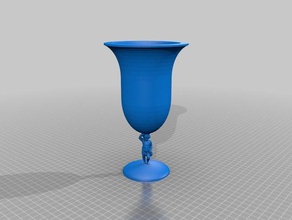 cherub cup decor vase 3d print model - Mito3D