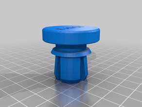 spina accendisigari pulsante di espulsione automotive 3d print model - Mito3D