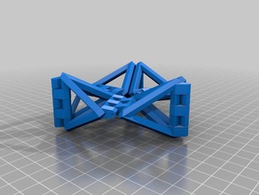 my customized kaleidocycle math art 3d print model - Mito3D