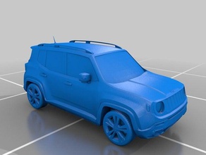 jeep renegade Fahrzeuge Auto suv 3d print model - Mito3D