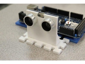 sensor de ultrasonidos modular montaje arduino, raspberry pi la electrónica arduino mega 2560 uno diy 3 3d print model - Mito3D