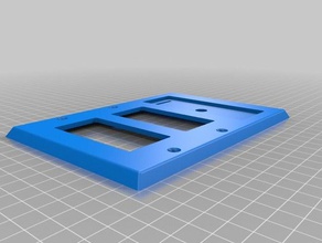 phillips hue ışık anahtarı plaka uzak yedek parçalar kapak philips 3d print model - Mito3D