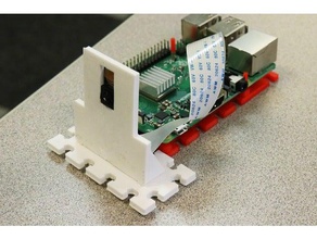 raspberry pi modular de montagem câmera eletrônica diy 3 câmara 3d print model - Mito3D