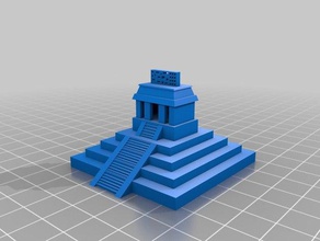 la pirámide de palenque 3d impresión 3d print model - Mito3D