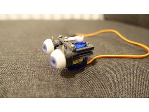 animated eyes robotics toy animatronic animatronics arduino servo sg90 3d print model - Mito3D