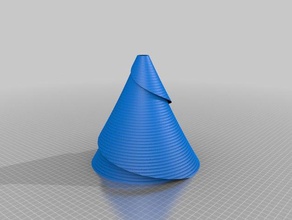 my customized archimedean spiral generator math art 3d print model - Mito3D