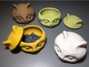 catface box office cute funny 3d print model - Mito3D