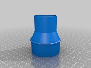 ciclone tubo parti personalizzato 3d print model - Mito3D