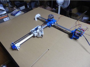 low cost xy plotter robotics cnc 3d print model - Mito3D