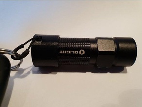 olight s1r tampa da bateria amarra buraco esporte ao ar livre 3d print model - Mito3D