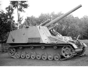 panzerhaubitze hummel games bolt action tank ww2 german 3d print model - Mito3D