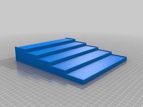 il mio personalizzati e personalizzabili stairsdisplay rack giocattolo gioco accessori 3d print model - Mito3D