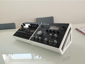 stand elektron analog heat digitakt digitone music drum machine musical instrument sampler synthesizer 3d print model - Mito3D