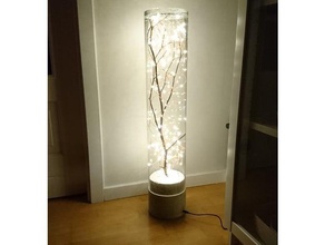 concrete lamp decor ikea hack led light mold 3d print model - Mito3D