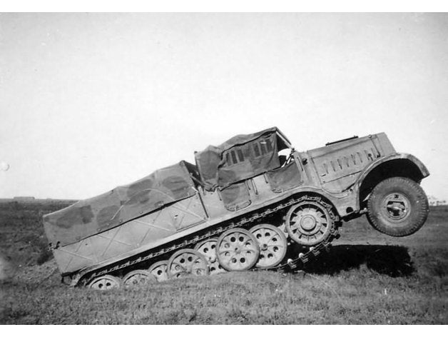 sdkfz 9 famo giochi bolt action il serbatoio ww2 tedesco 3D print model - Mito3D