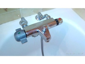 robinet douche shower knob bathroom termostatic thermostatique 3d print model - Mito3D