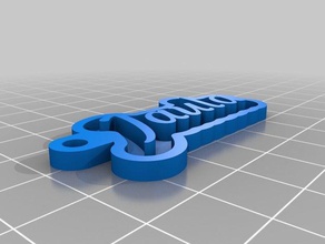 jaula llaveros personalizado 3d print model - Mito3D