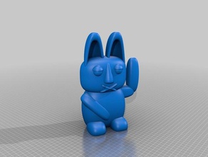 gato de la suerte esculturas 3d print model - Mito3D