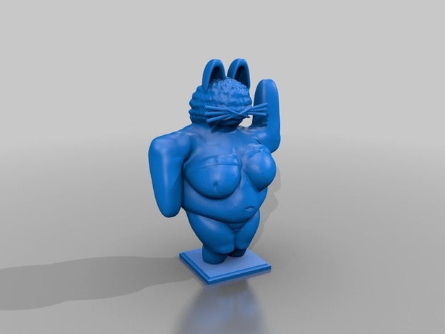 la suerte de venus willendorf esculturas 3D print model - Mito3D