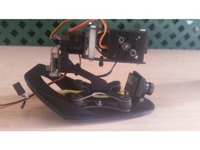 mini talon burun plakası rc araç gerçek kamera monte edin minitalon 3d print model - Mito3D