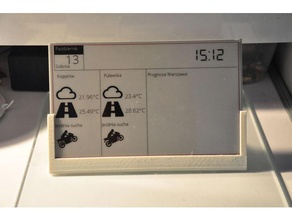 e raspberry pi sıfır waveshare-kağıt 75 inç kare elektronik waveshare 7 3d print model - Mito3D