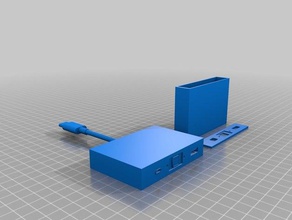 type de carte vgatypecusb31 3 1 d l'impression adapter3and1 typecadapter usb31adapter vgaadapter 3d print model - Mito3D