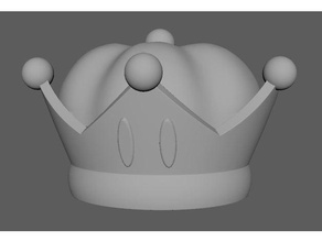 mario crown bowsette toy game accessories 3d print model - Mito3D
