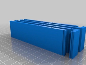 epsblock 14x120x30 mm bloco canto 3d de l'impression le béton les formulaires l'icf isolé 3d print model - Mito3D