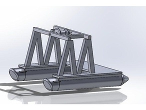 rc récupération de bateau ponton véhicules 3d print model - Mito3D