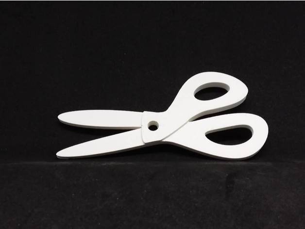 scissor art 3D print model - Mito3D