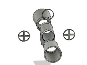 nerf Anblick austauschbar Fadenkreuz - Spielzeug Spiele 3d print model - Mito3D
