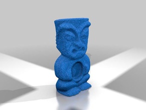 tiki 3d baskı tarama şekil heykelcik hawaii yapı sensör fugurine Heykeli 3d print model - Mito3D