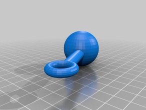baby rattle 3d stampa 3d print model - Mito3D