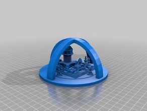 la campana de cristal sci fi ciudad seed88 dia 136 art personalizado 3d print model - Mito3D