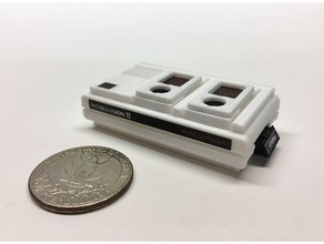 mini matell intellivision ii console models 8 bit cure doll house gamer geek miniature retro toy 3d print model - Mito3D
