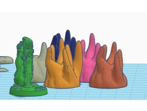 blobs slime creatures 28mm rpg gaming toys games dnd miniature dungeons dragons monsters 3d print model - Mito3D