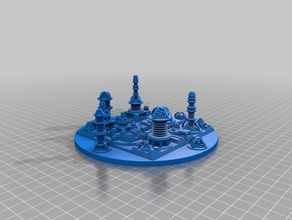 bell jar sci fi city seed591000000000100 dia 136 art customized 3d print model - Mito3D