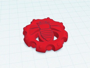 cigale de l'artisanat makercoin 3d l'impression les tests cicadacrafts 3d print model - Mito3D