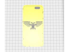 iphone 66s imperial aquila warhammer 40k mobile customized 3d print model - Mito3D
