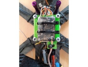 pilha da placa de seu vtx hobby drone fpv titular montagem 3d print model - Mito3D