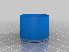vacío del cilindro 1 de los hogares suministros personalizado 3d print model - Mito3D