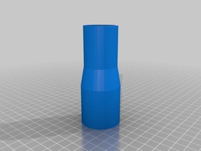 vacuum reducer 1 parts customized 3d print model - Mito3D